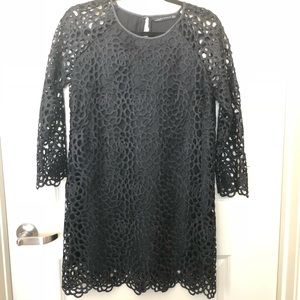 Black Zara Lace Dress.